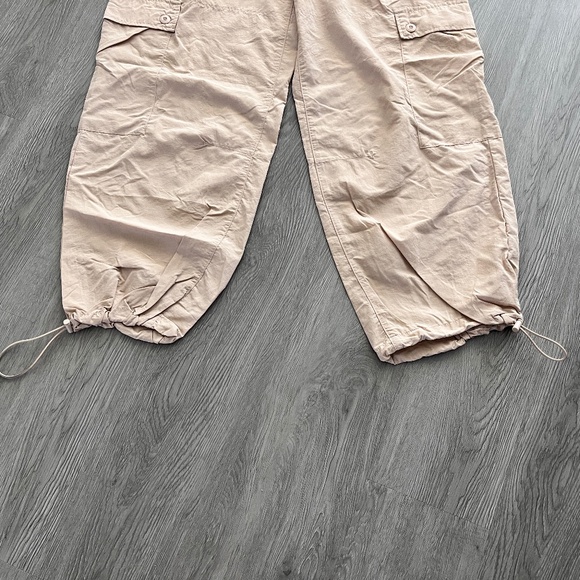 Madden NYC Juniors Taupe Lightweight Cargo Parachute Pants Size XXXL - Picture 12 of 16